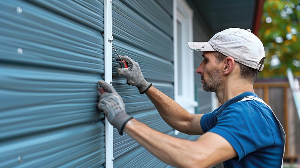 Garage-Door-Installation worker